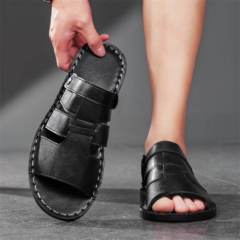Monte Italiana Genuine Leather Sandals