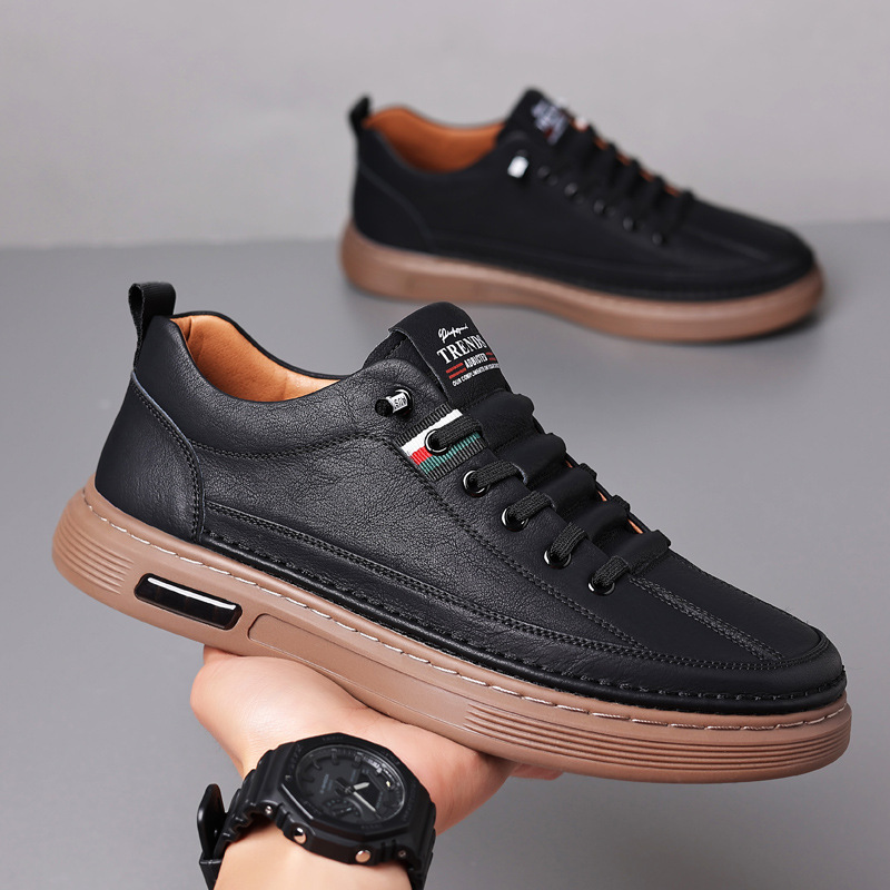 Santoro Genuine Leather Sneakers