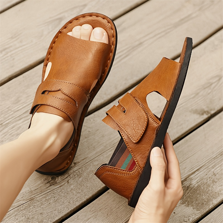 Nero Italiana Leather Sandals