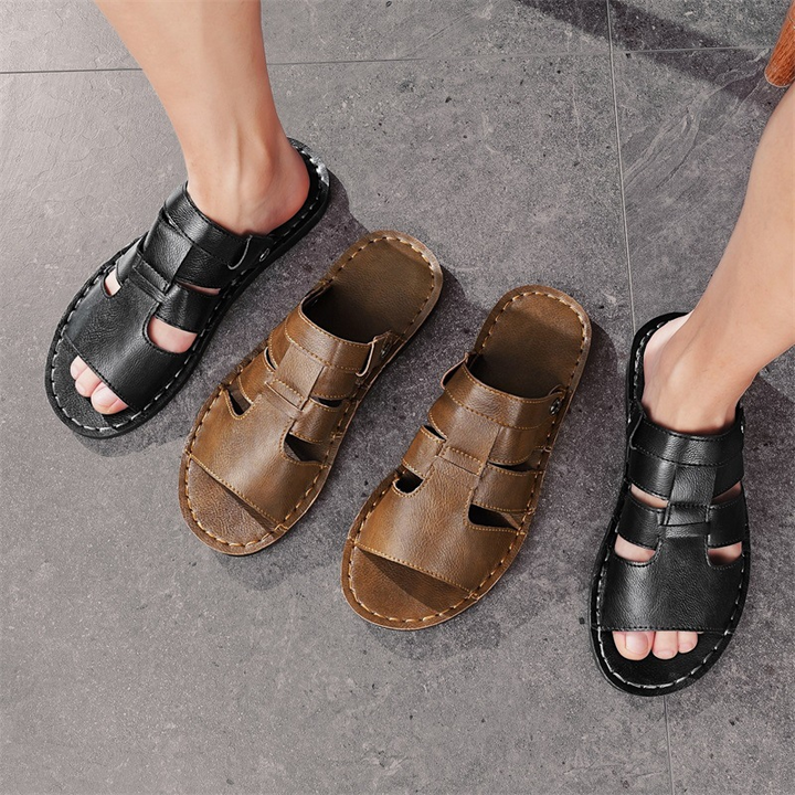 Monte Italiana Genuine Leather Sandals