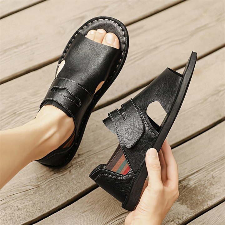 Nero Italiana Leather Sandals