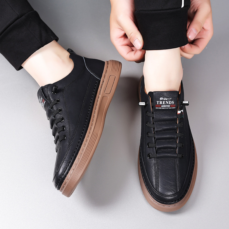 Santoro Genuine Leather Sneakers