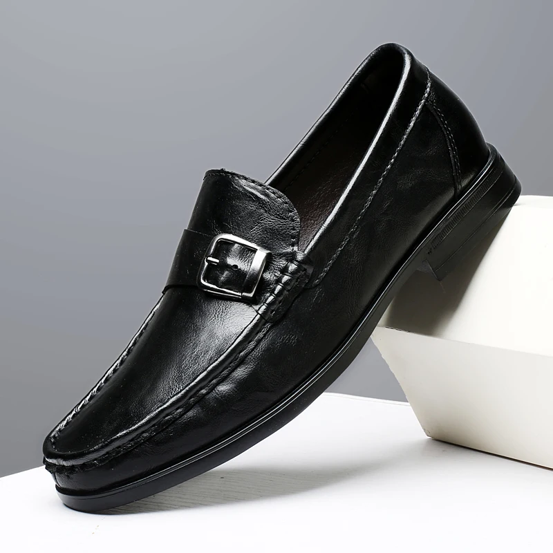 Luciano Italian Leather Loafers