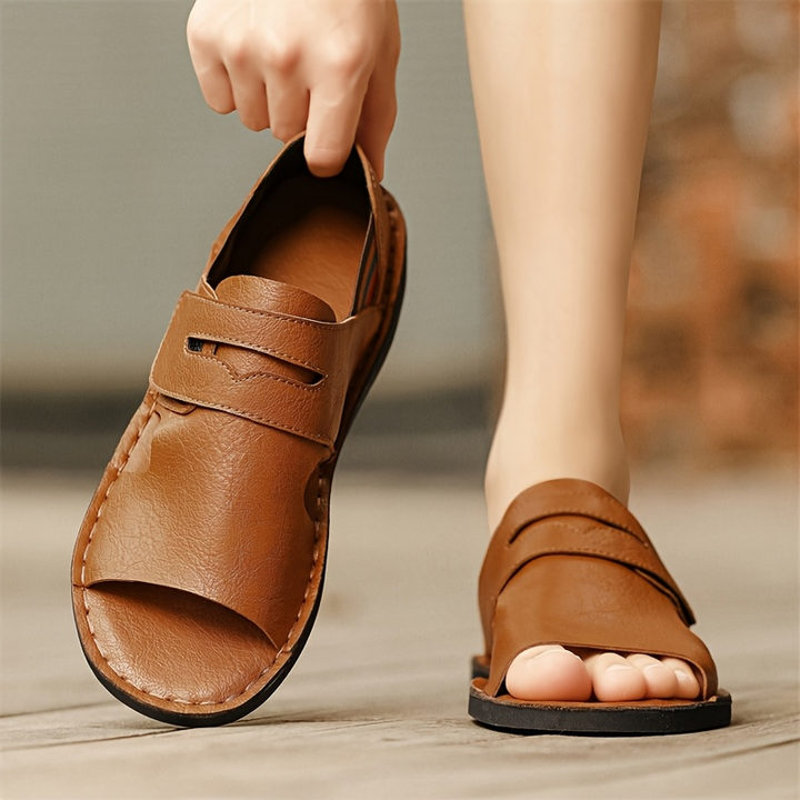 Nero Italiana Leather Sandals