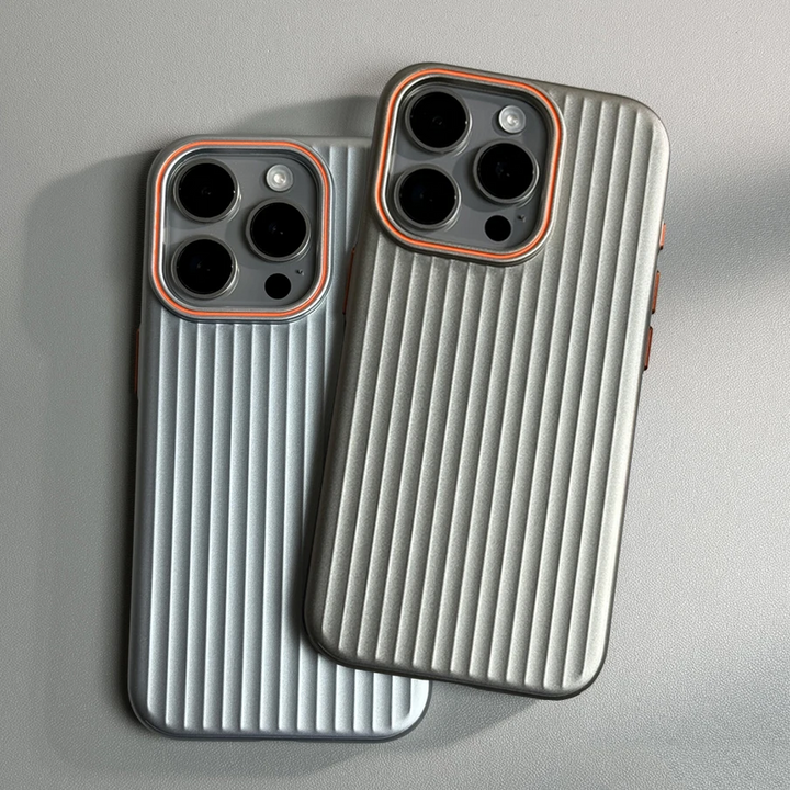 Titanium Corrugated iPhone Case