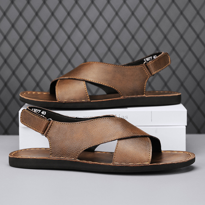 Pelle Italia Genuine Leather Sandals