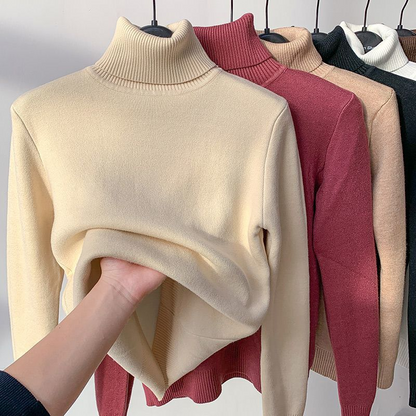 Yvette Cashmere Turtleneck Sweater