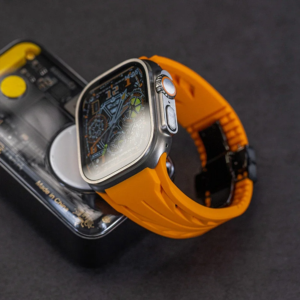 Columbus Silicone Apple Watch Band