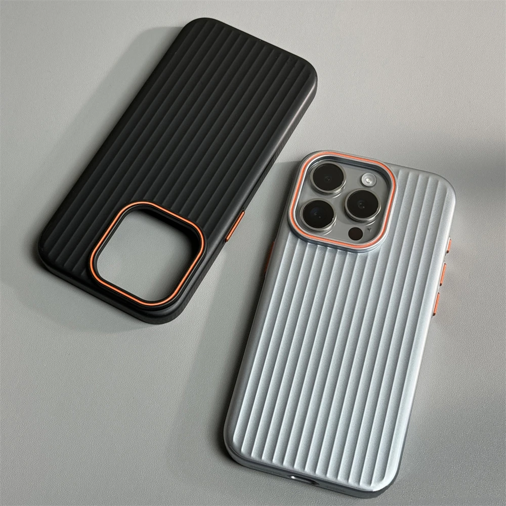 Titanium Corrugated iPhone Case