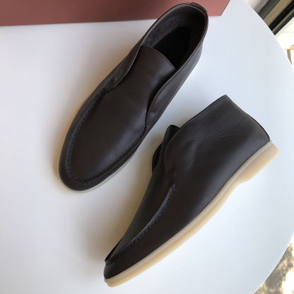 Merlot Leather Loafers