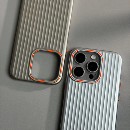 Titanium Corrugated iPhone Case