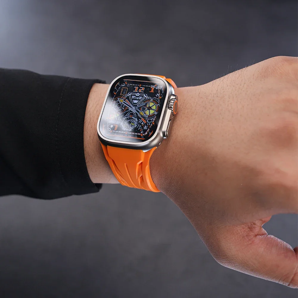 Columbus Silicone Apple Watch Band