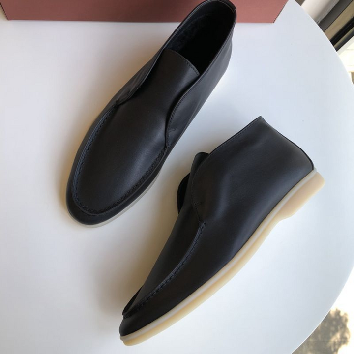 Merlot Leather Loafers