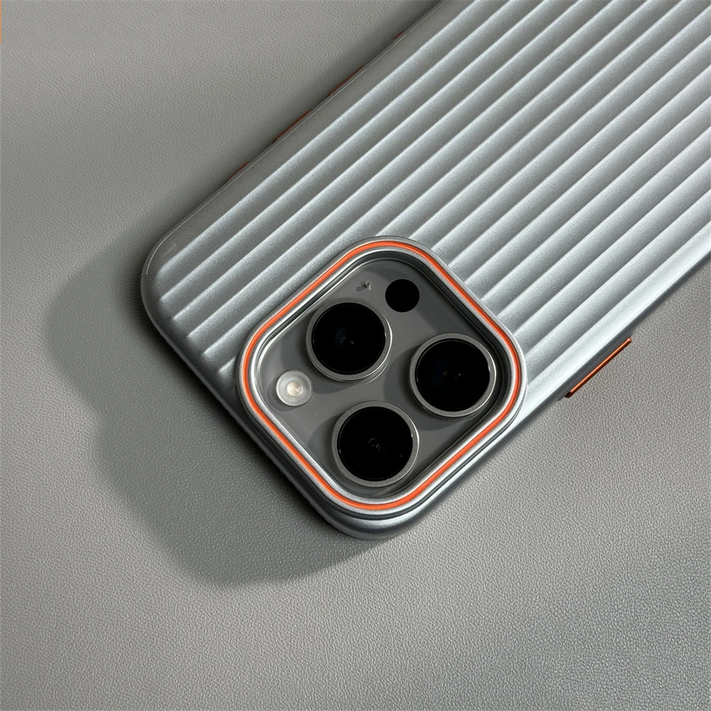 Titanium Corrugated iPhone Case