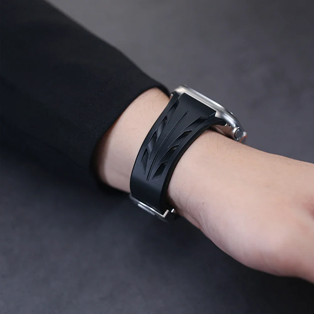 Columbus Silicone Apple Watch Band
