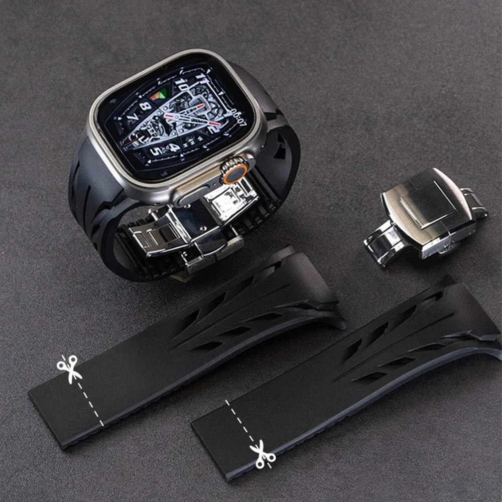 Columbus Silicone Apple Watch Band