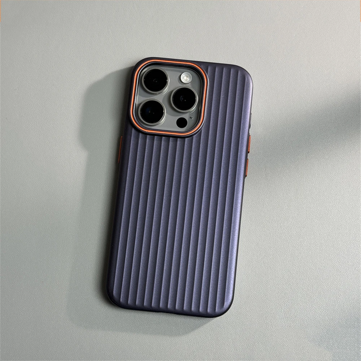 Titanium Corrugated iPhone Case