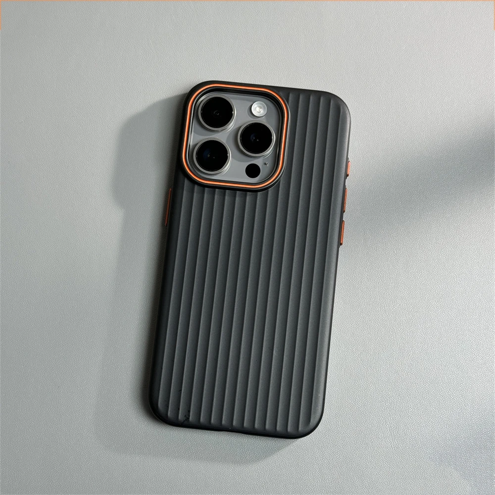 Titanium Corrugated iPhone Case