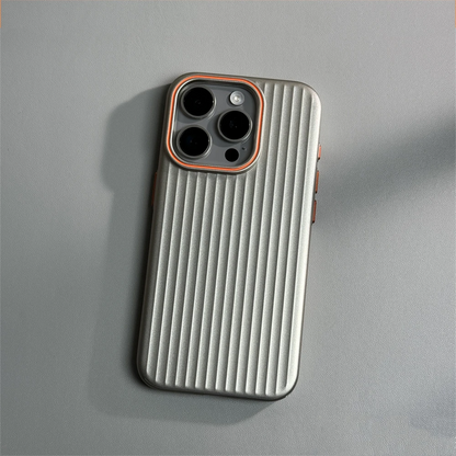 Titanium Corrugated iPhone Case