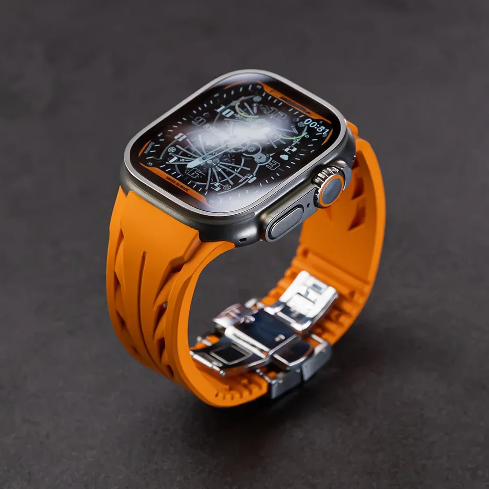 Columbus Silicone Apple Watch Band
