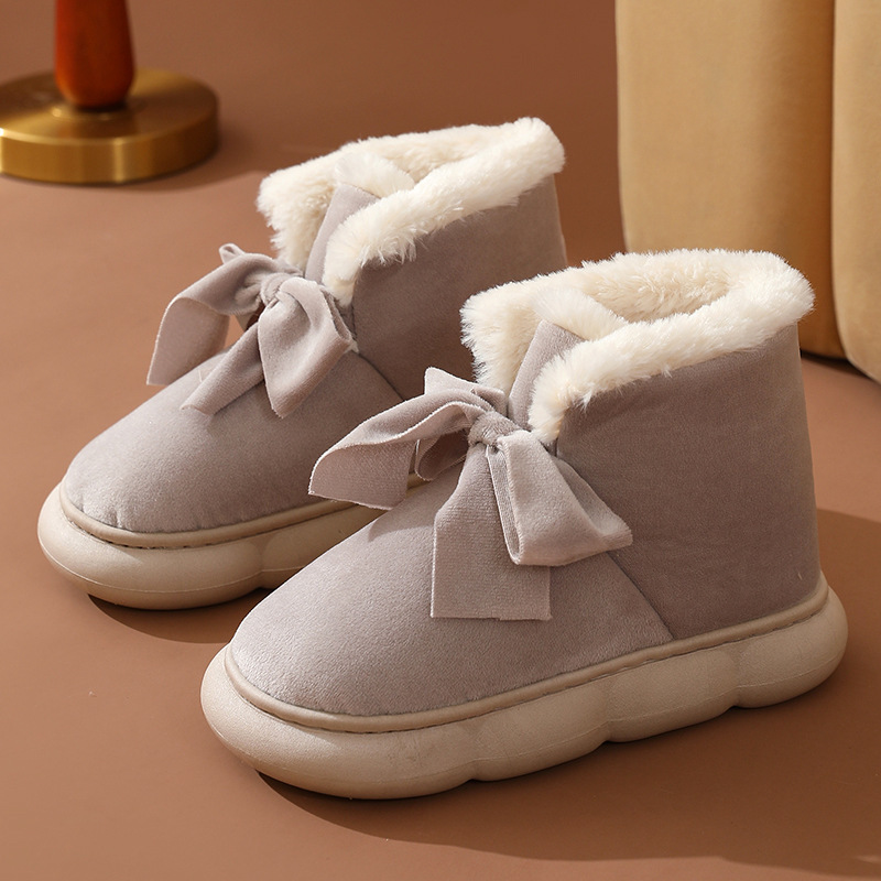 CozyBliss Bow Slippers