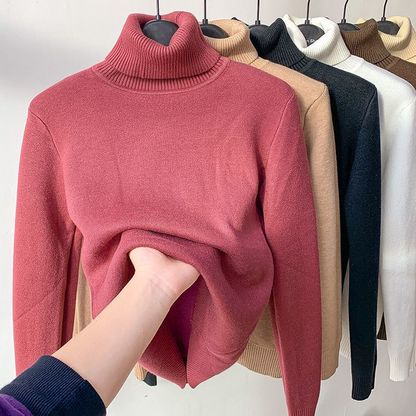 Yvette Cashmere Turtleneck Sweater