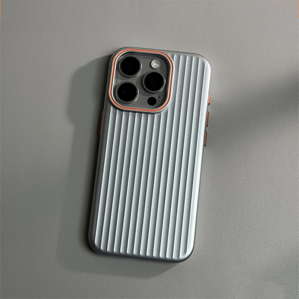 Titanium Corrugated iPhone Case