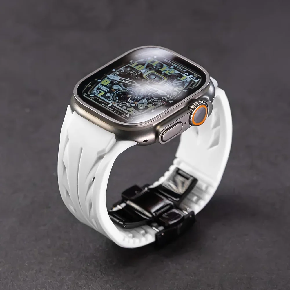 Columbus Silicone Apple Watch Band