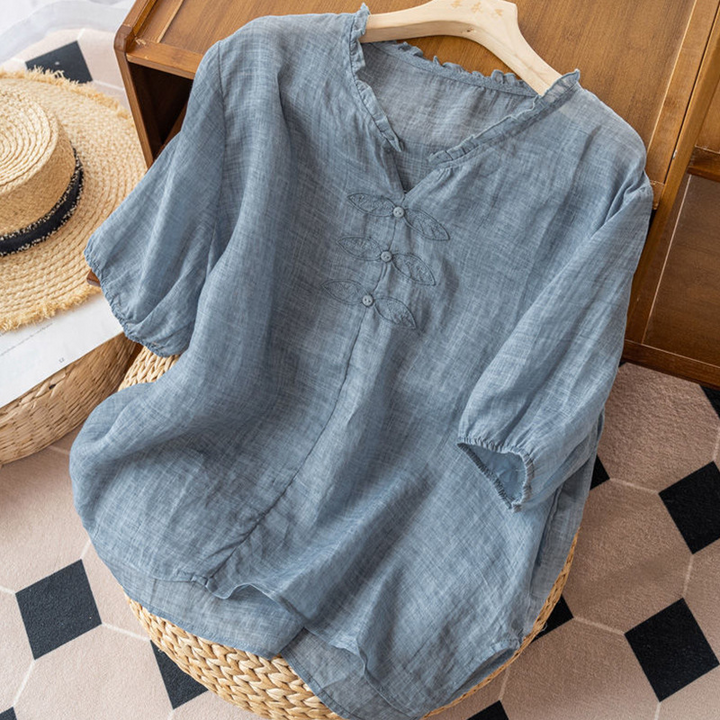 Anne Ackerman Linen Blouse
