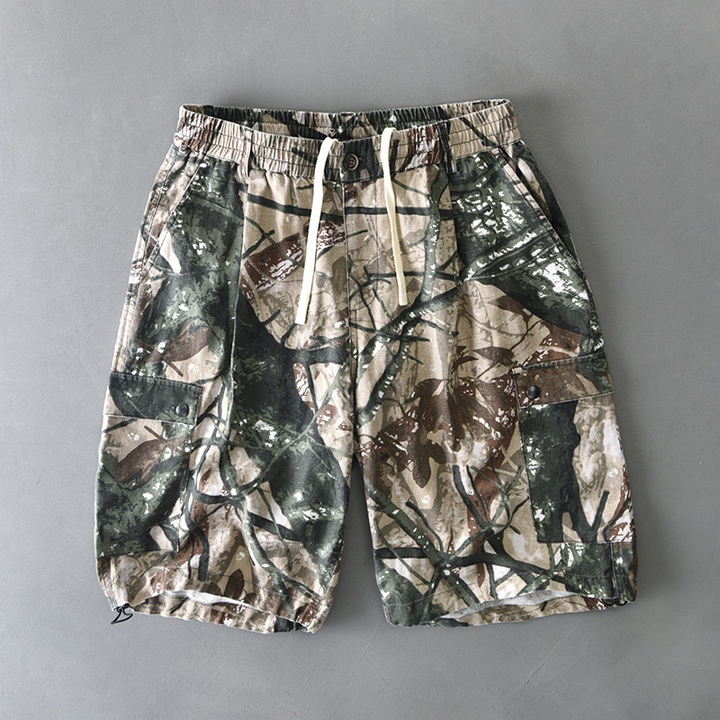 District Nine Camo Shorts
