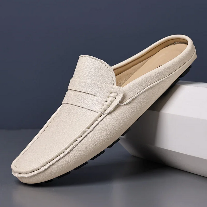 Morandi Genuine Leather Loafers