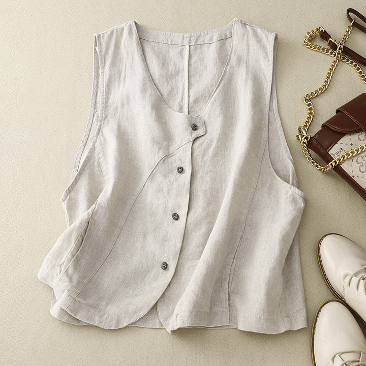 Noa Amari Linen Vest