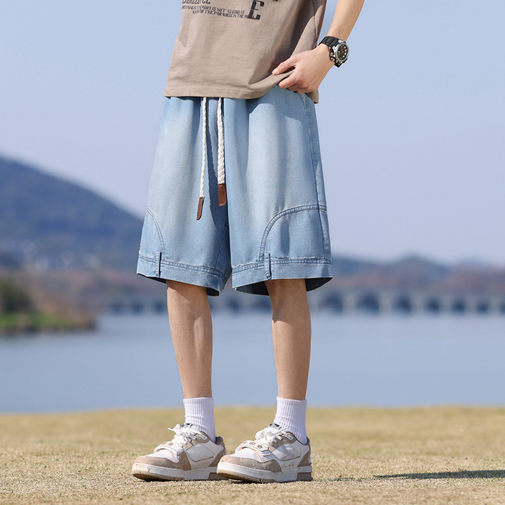 Jaden Flipped Denim Shorts