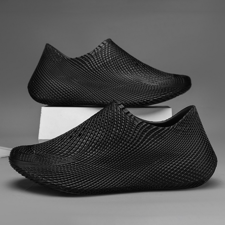 Astra Futuristic Mesh Slip-Ons