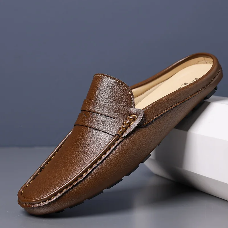 Morandi Genuine Leather Loafers