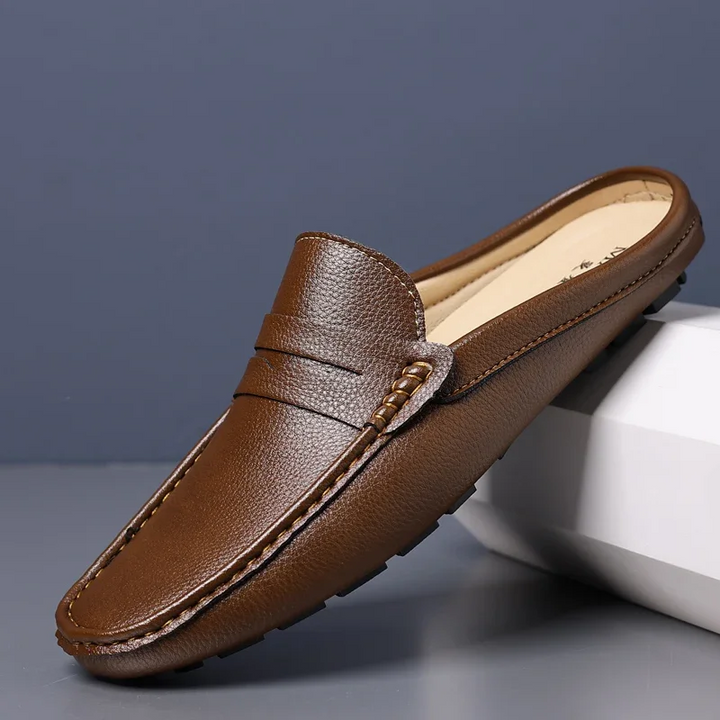 Morandi Genuine Leather Loafers