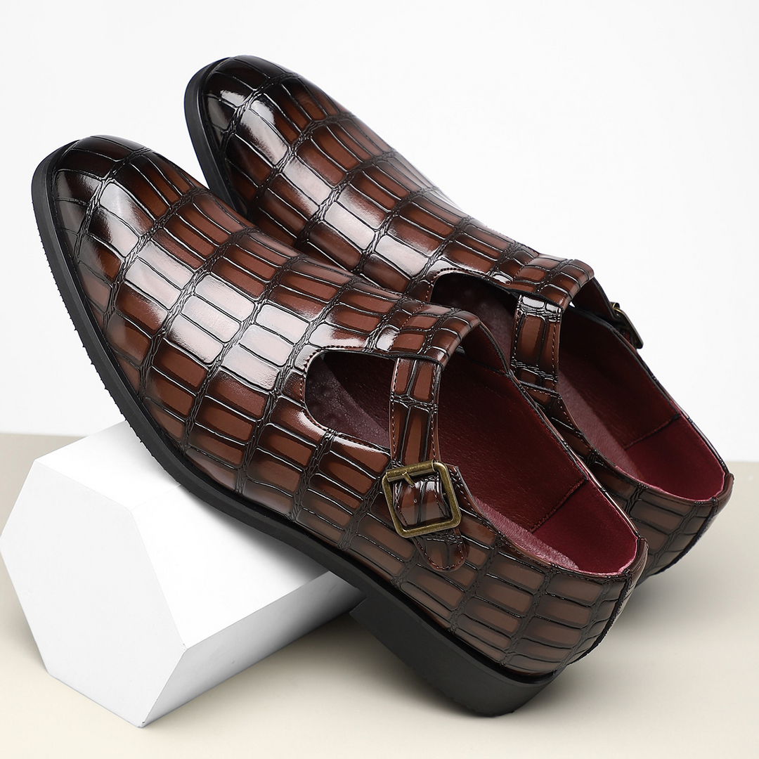 Moretti Leather Buckle Shoes