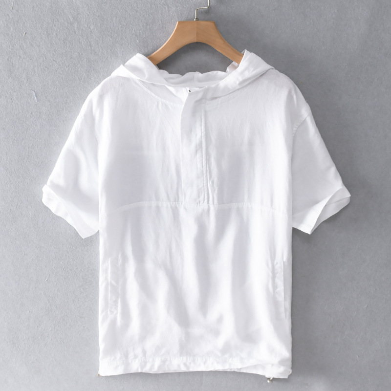 Evercrest Linen Hoodie Shirt
