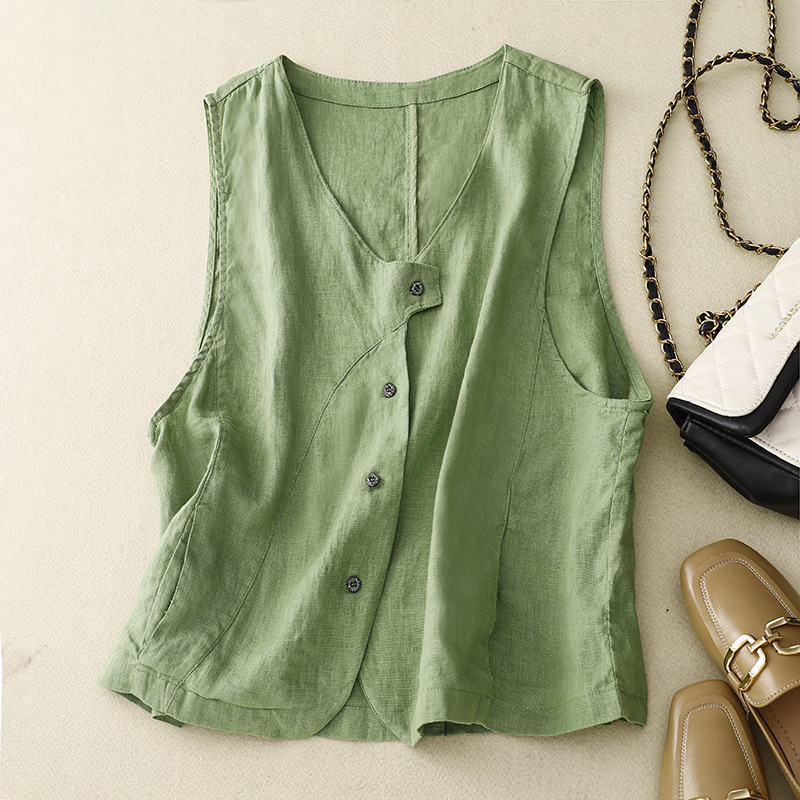 Noa Amari Linen Vest