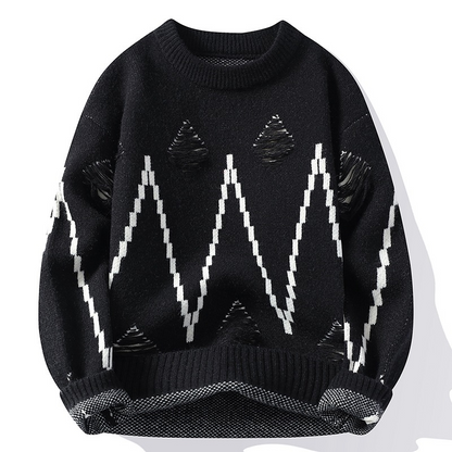 Alpine Pixel Thick Sweater