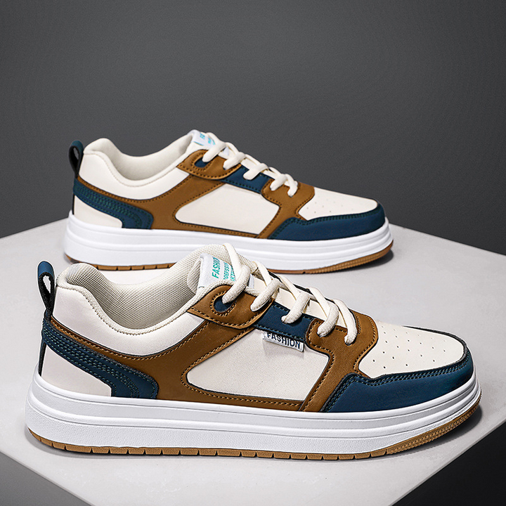 Urban Pulse Leather Sneakers