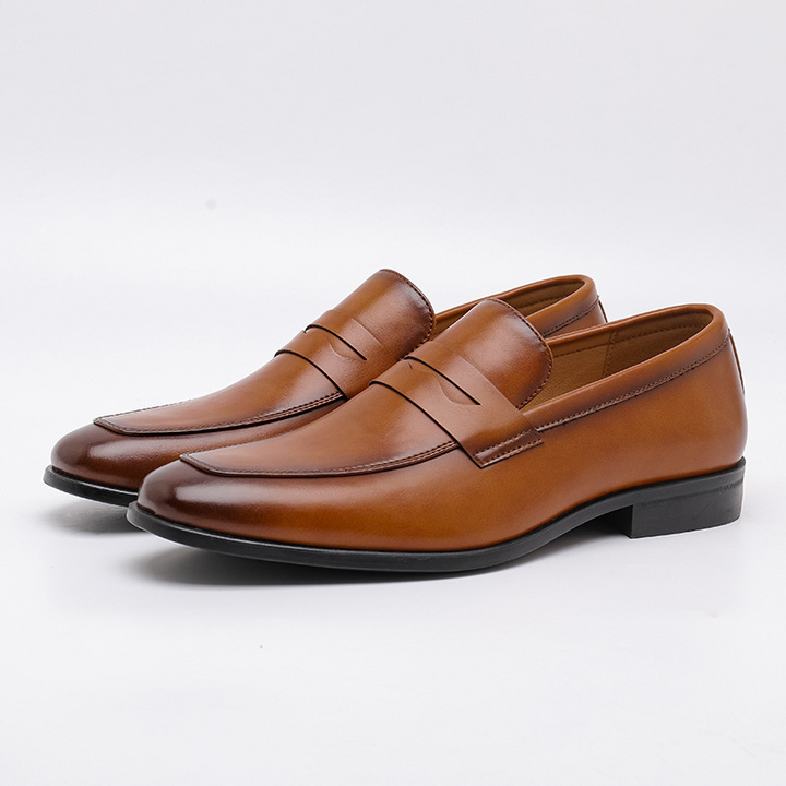 Bradbury Genuine Leather Penny Loafers