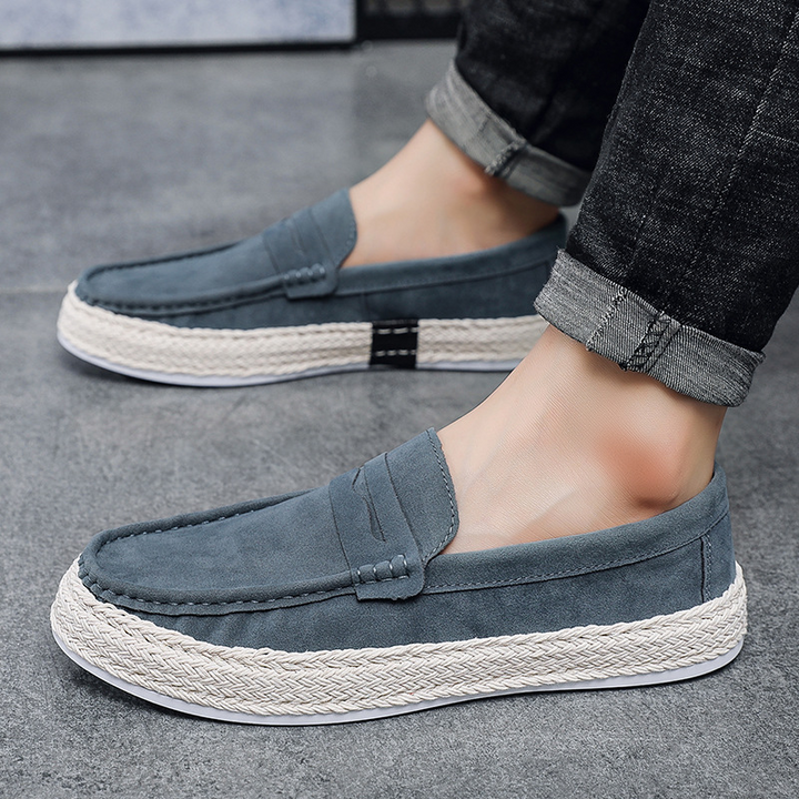 Marinelli Suede Penny Loafers
