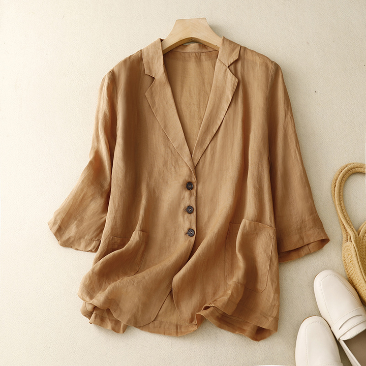 Talia Linen Blazer