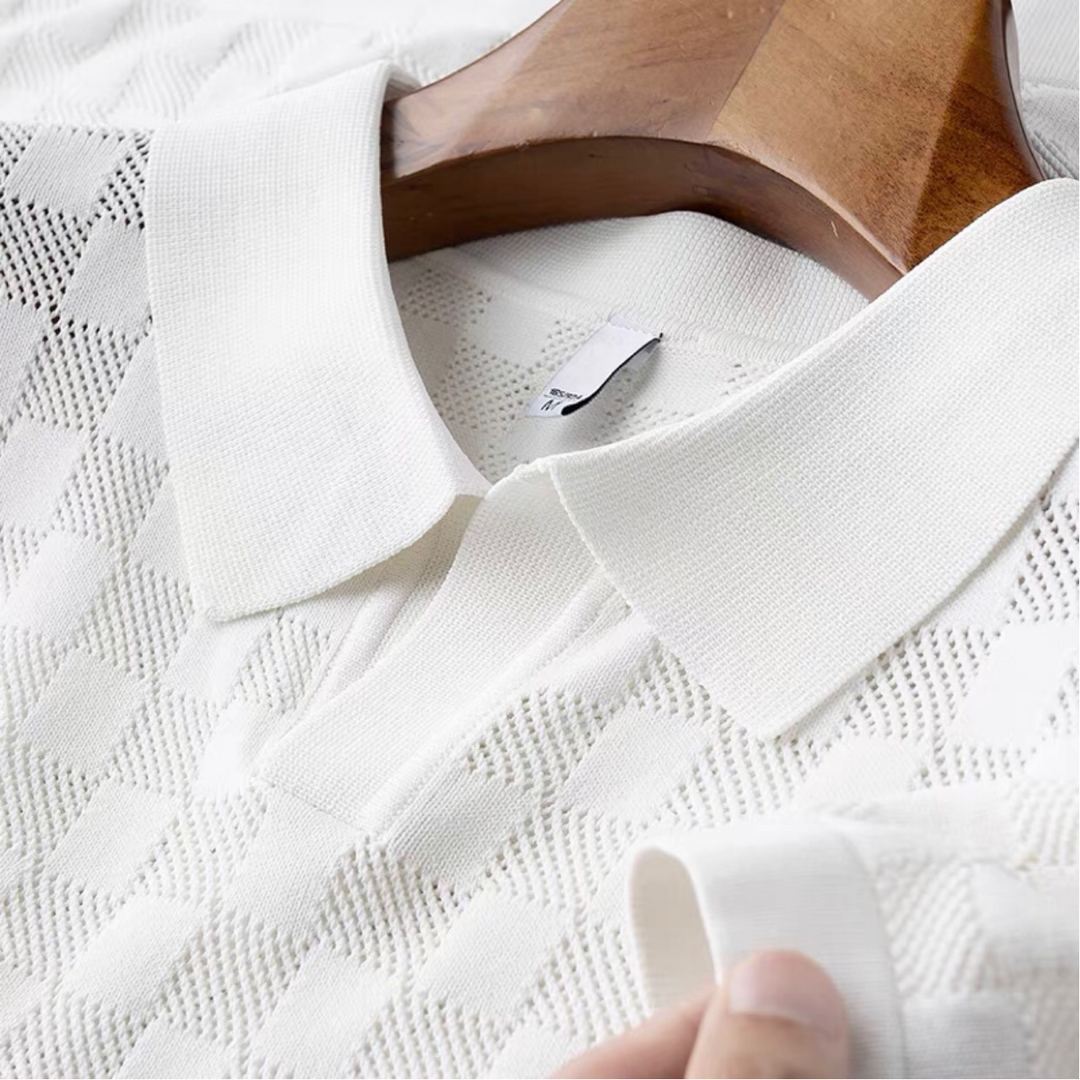 Marc Bauer Airknit Polo Shirt