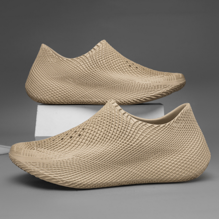 Astra Futuristic Mesh Slip-Ons