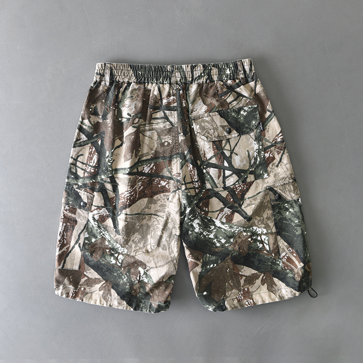 District Nine Camo Shorts