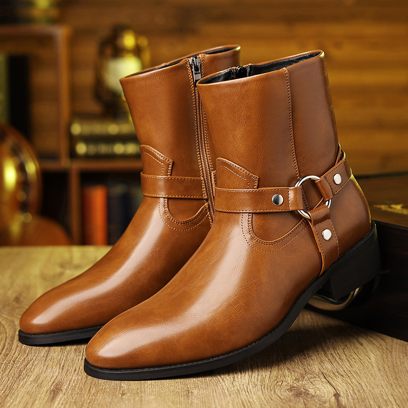 Moretti Genuine Leather Boots