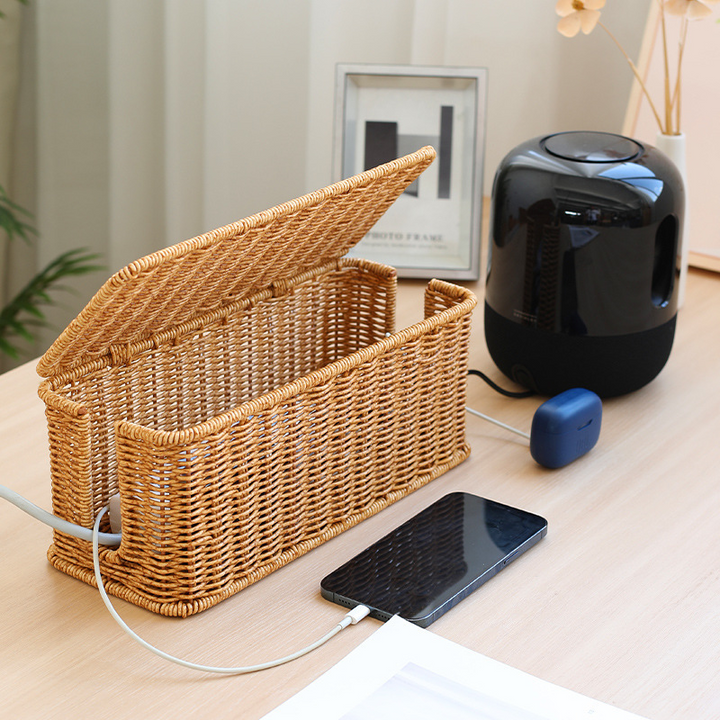 Rattan Cable Organizer