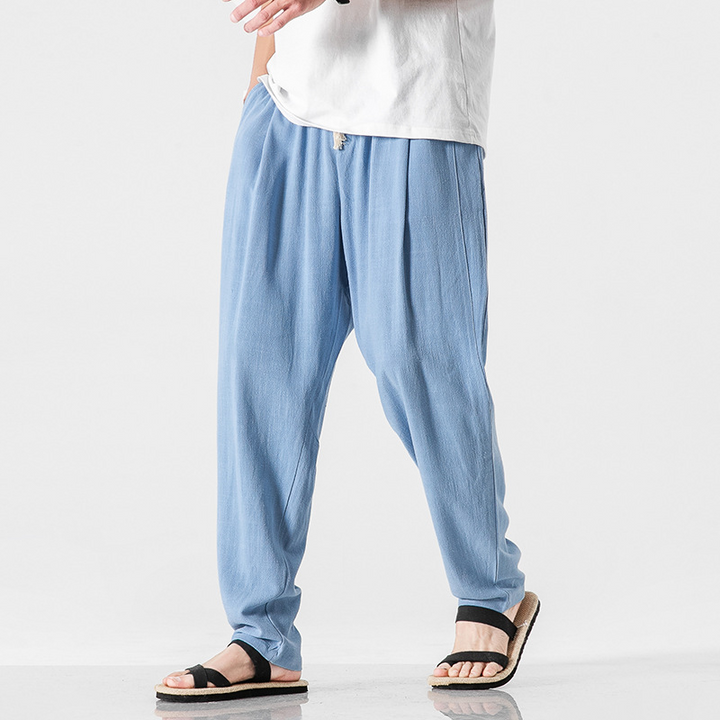 Nikolai Relaxed Linen Pants